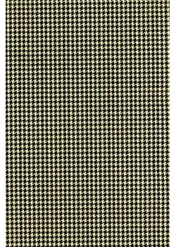 Pied de poule noir fond beige (50x70)