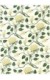 "Florence" Caravage roses beiges ramage vert (50x70)