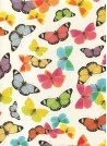 Papillons multicolores (70x100)