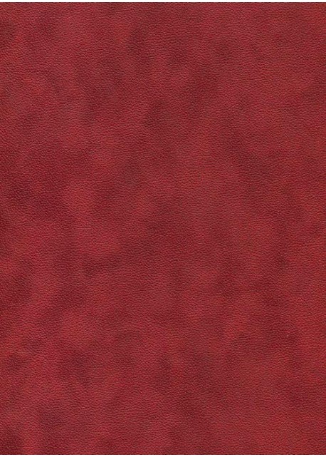 Simili cuir velours Zeste rouge cerise (70x100)