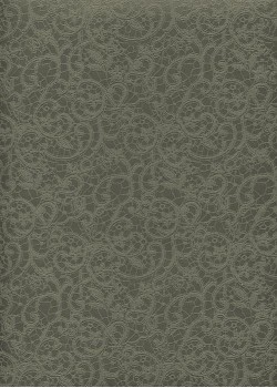 Simili cuir "Damas" dentelle mat noir