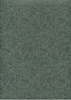 Simili cuir "Damas" dentelle mat bleu gris