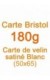Carte Bristol (180g) 50x65cm