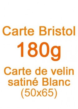 Carte Bristol (180g) 50x65cm