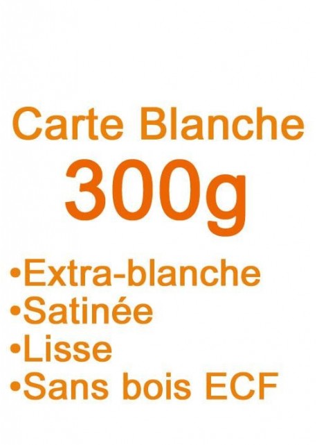 Carte blanche (300g) 70x100cm