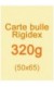 Carte bulle Rigidex (320g) 50x65cm