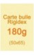 Carte bulle Rigidex (180g) 50x65cm