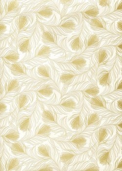 "Florence" Caravage plumage beige (50x70)