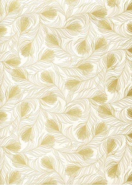 "Florence" Caravage plumage beige (50x70)