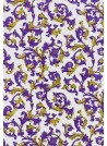 Venise style florentin - violet réhaussé or (70x100)