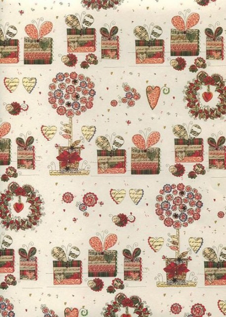 Les cadeaux de Noël en patchwork (70x100)