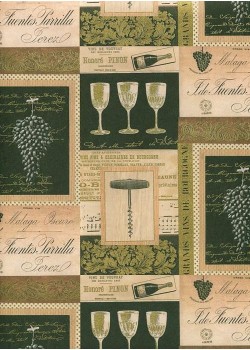 "Tosca" Le vin réhaussé or (70x100)