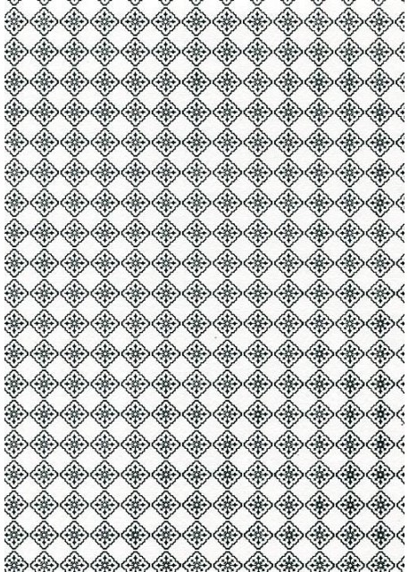 Faience noire et blanche (50x70)