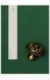 Bouton marguerite Ø 30 mm laiton vieilli
