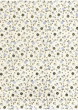 Semis de petites fleurs bleues (70x100)