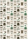 Collection de moustaches et accessoires masculins (70x100)
