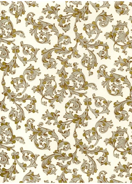 Venise style florentin - gris réhaussé or (70x100).