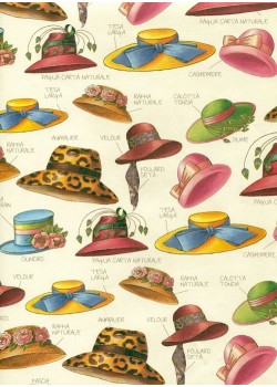Les chapeaux réhaussés or (70x100)
