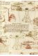 Léonard de Vinci- écritures et dessins (70x100)