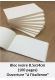 Bloc ivoire 8,5x14cm (100 pages) ouverture "à l'italienne"