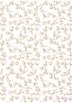 Les feuilles de houx beiges et or vif (50x65)