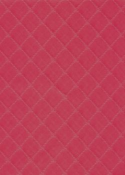 Simili cuir "Diamond" framboise