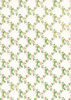 Guirlande de fleurs roses (70x100)