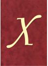 Lettre "X" romantique (4x3cm)