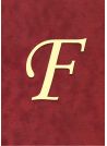 Lettre "F" romantique (4x3cm)