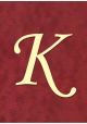 Lettre "K" à embosser