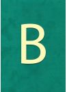 Lettre "B" classique (H:2cm L:1.2cm)