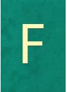 Lettre "F" classique (H:2cm L:1cm)
