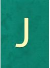Lettre "J" classique (H:2cm L:0.9cm)