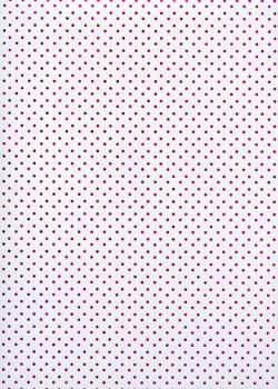 Plumetis métallisé fushia fond blanc (48x68) 