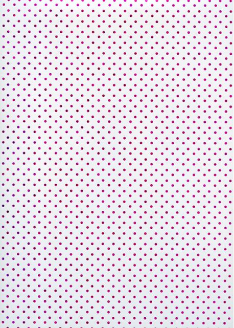 Plumetis métallisé fushia fond blanc (48x68) 