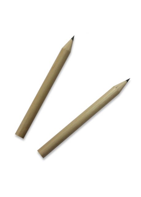 Crayons à papier couleur bois naturel (85mm)
