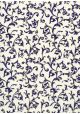 Venise arabesque - bleu réhaussé or (70x100)