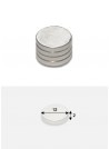 Aimants ronds (Ø1.2cm) épaisseur 2mm - Lot de 25