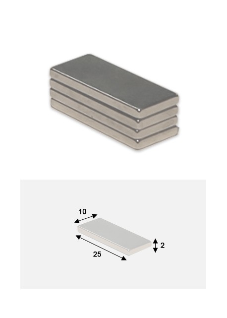 Aimant plat pour cartonnage. Petit aimant plat très puissant pour