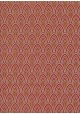 Les plumes de paon rouges et or (50x70)
