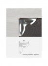 Angles papillon découpé argent (25x25mm) - Lot de 100