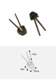 Pieds de protection bronze PM (H:5mm/Ø7mm)