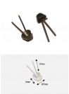 Pieds de protection bronze PM (H:5mm/Ø7mm) - Lot de 12