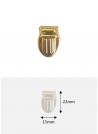 Fermoirs cartable or PM (22x15mm) - Lot de 12