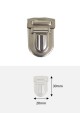 Fermoirs cartable argent GM (30x20mm) - Lot de 2