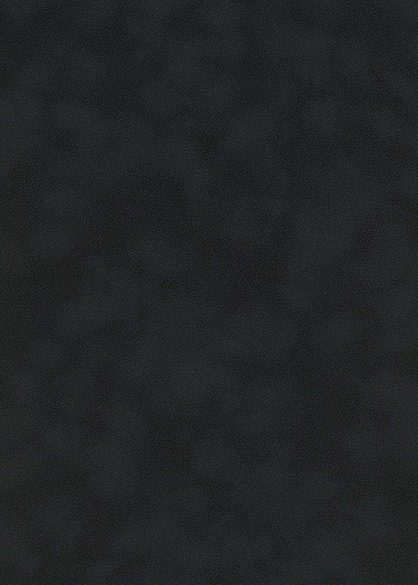 Simili cuir velours Zeste noir intense (70x100)
