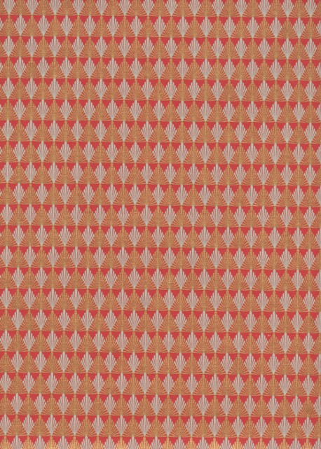 Art déco rouge et or (50x70)