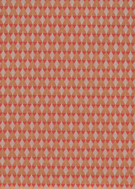 Art déco rouge et or (50x70)