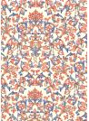 Venise - rouge et bleu réhaussé or (70x100)