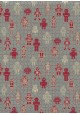 Les petits robots ambiance rouge (50x70)